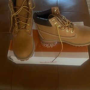 Timberland Junior Timberland® Premium 6-Inch Waterproof Boot Brown Leather Boots